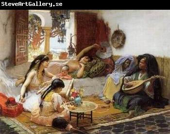 unknow artist Arab or Arabic people and life. Orientalism oil paintings  335